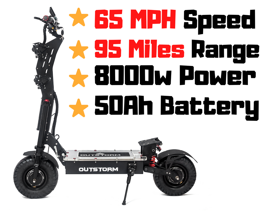 OUTSTORM Z80 Folding Off Road Electric Scooter | Longest Range
