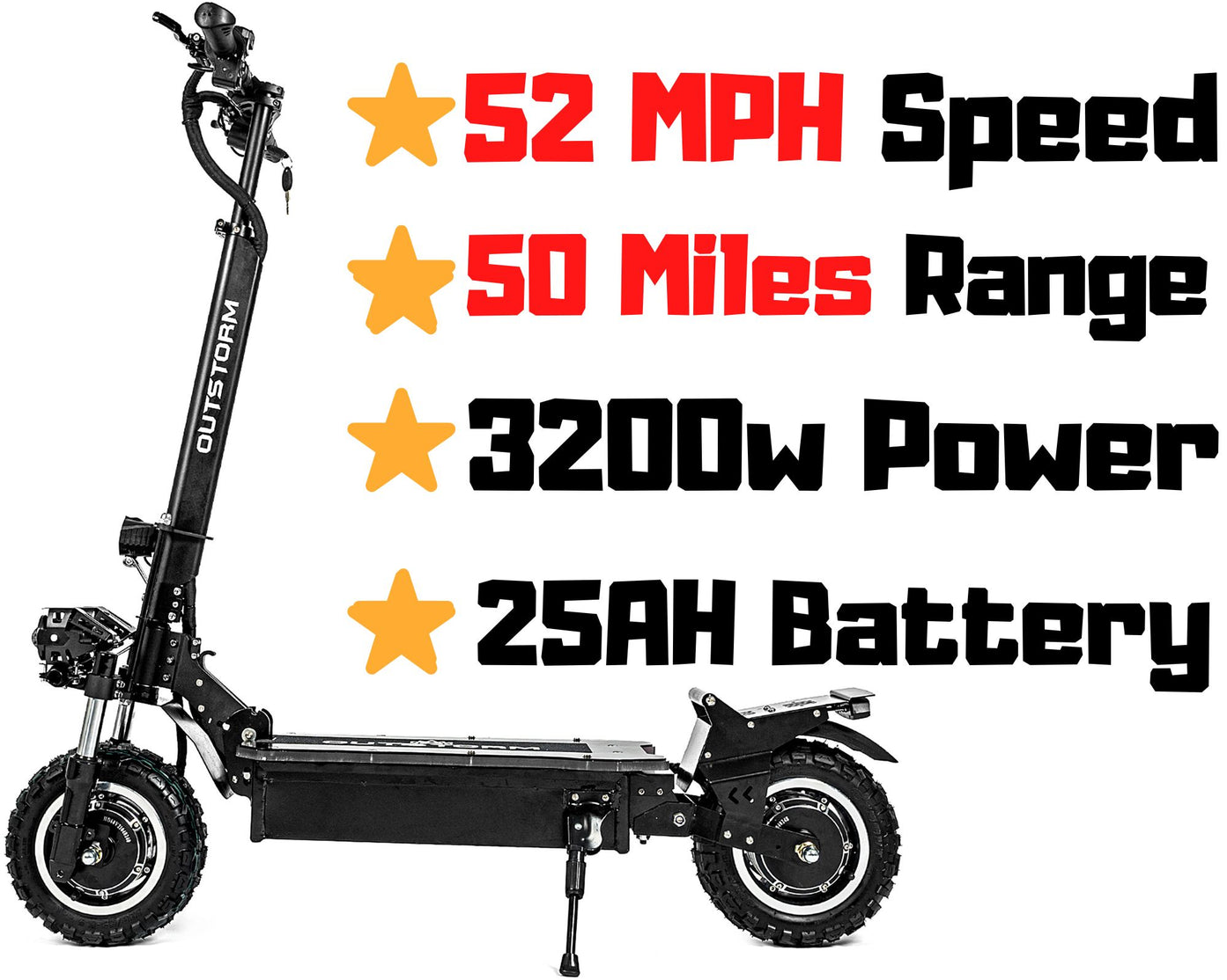 OUTSTORM [MAXX Pro Plus] OFF-ROAD Electric Scooter