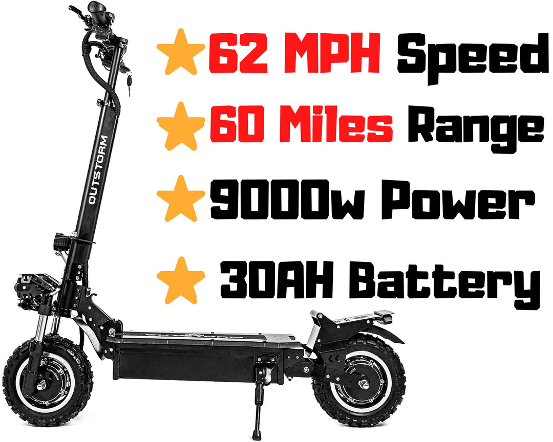 OUTSTORM Maxx Pro Folding Off Road Electric Scooter Fast Electric Scooters for Adults Maxx Pro Plus 2