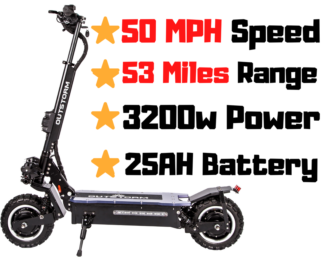 OUTSTORM MAXX Folding Off Road Electric Scooter | Fast Electric